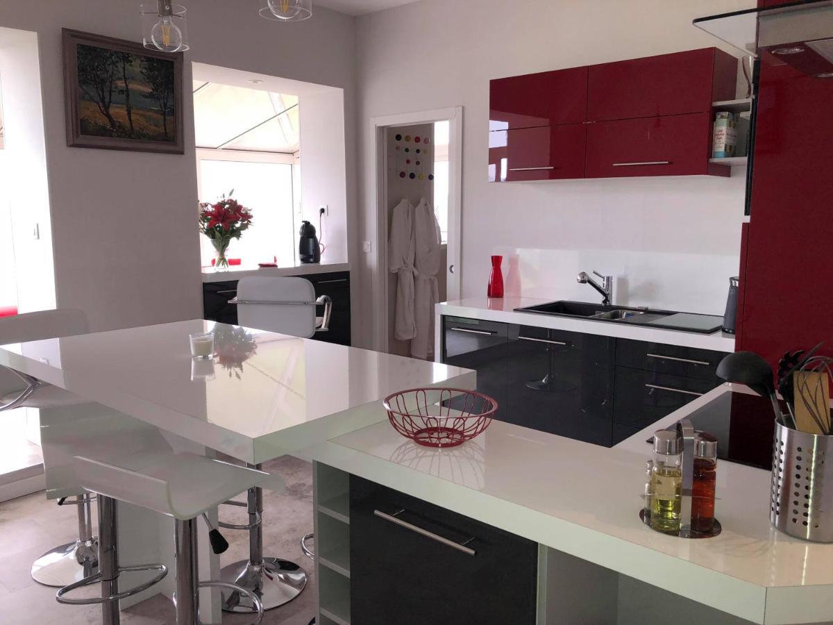 Le Tableau Apartment Pourville sur Mer Bagian luar foto