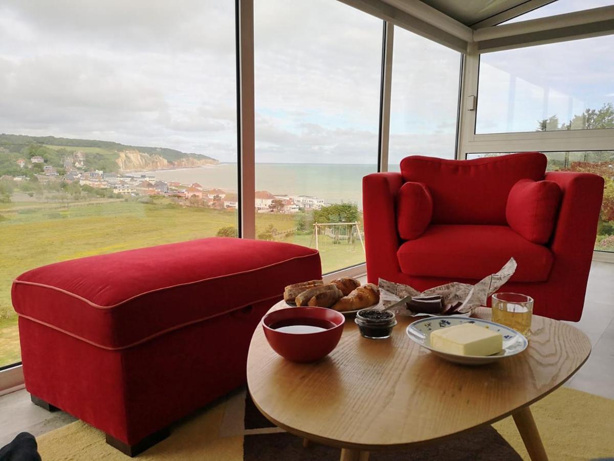 Le Tableau Apartment Pourville sur Mer Bagian luar foto